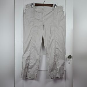Talbots Cropped Khaki Pants 16